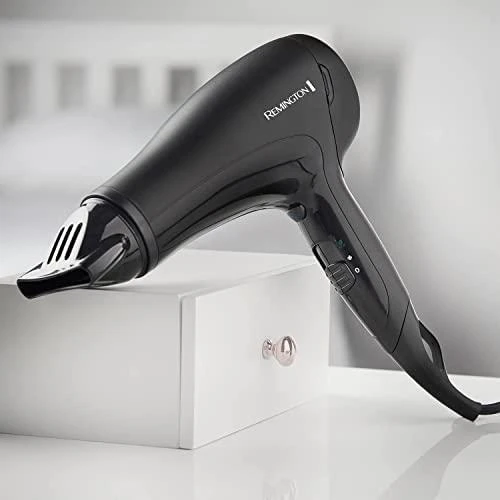 Remington Power Dry 2000 Plaukų džiovintuvas D3010 Ionic function, 2000 W, Juodas
