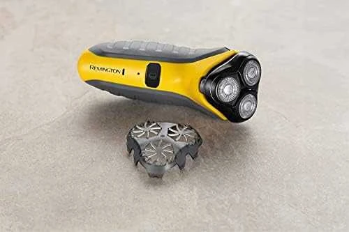 Barzdaskutė Remington | Rotary Shaver | PR1855 Virtually Indestructible | Cordless | Geltona/Juodas