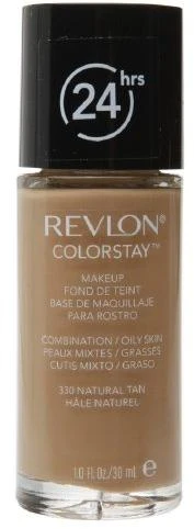 Revlon Colorstay makiažo pagrindas mišriai, riebiai odai, 30 ml, 330 Natural Tan