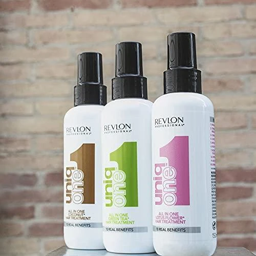 Purškiama nenuplaunama plaukų kaukė Revlon Uniq One Flor De Loto 150ml