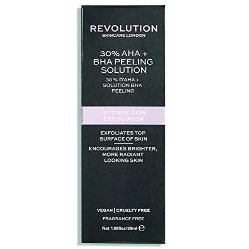 Revolution Skincare Skincare 30% AHA + BHA šveitimo tirpalas Pilingas moterims, 30 ml