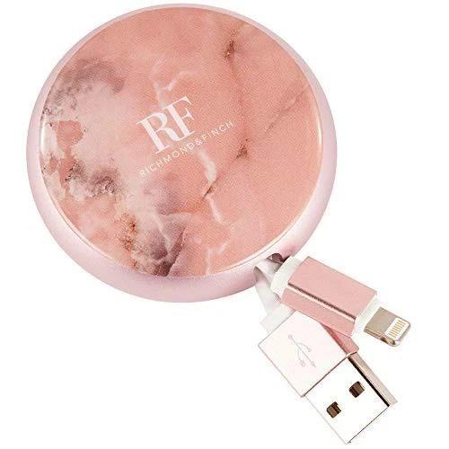 Richmond&Finch Kabelis USB Richmond & Finch USB-A - 0.9 m Rožinė (64976-uniw)