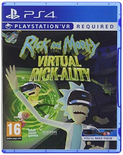 Suaugusiųjų plaukimo žaidimai „Rick & Morty: Virtual Rick-ality VR PS4“.