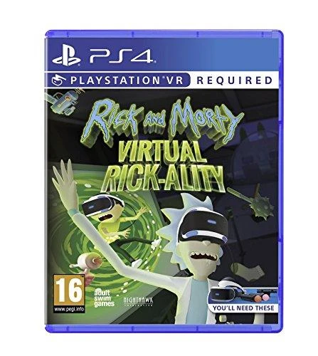 Suaugusiųjų plaukimo žaidimai „Rick & Morty: Virtual Rick-ality VR PS4“.