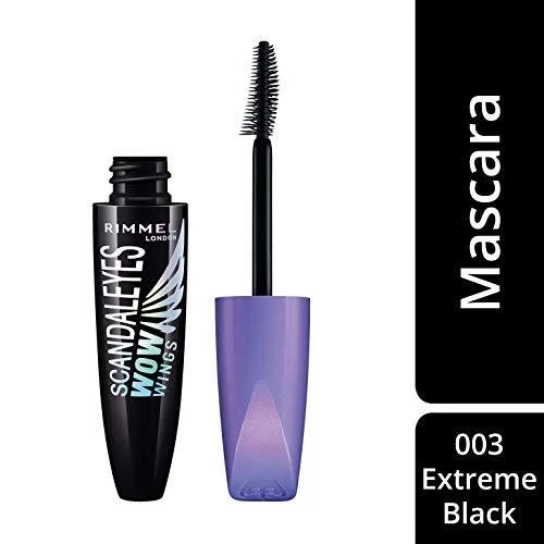 Rimmel London Scandaleyes Wow Wings blakstienų tušas 003 Extreme Juodas 12ml