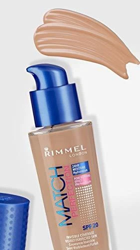 Rimmel London "Rimmel Match Perfection Foundation 301 Warm Honey makiažo pagrindas