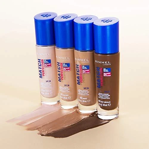 Rimmel London "Rimmel Match Perfection Foundation 301 Warm Honey makiažo pagrindas