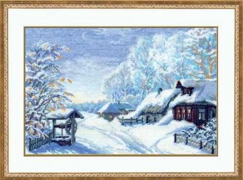 RIOLIS – Create It Yourself – Siuvinėjimo rinkinys „Žiema“ 989 (38x26 cm)