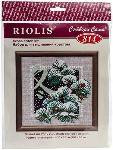 RIOLIS – Create It Yourself – Siuvinėjimo rinkinys „Žiema“ 814 (20x20 cm)