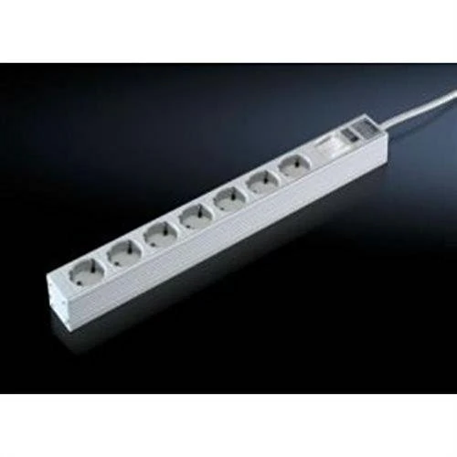 m_Rittal Steckdosenleiste 48,3cm Rittal 7fach mit Schalter 230V/16A - 7240220
