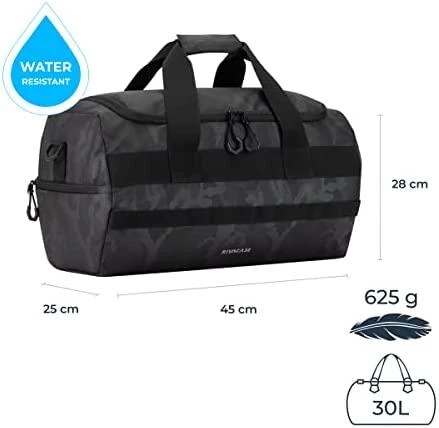 Krepšys RIVACASE 7641 navy camo Sherwood 30L Duffle bag