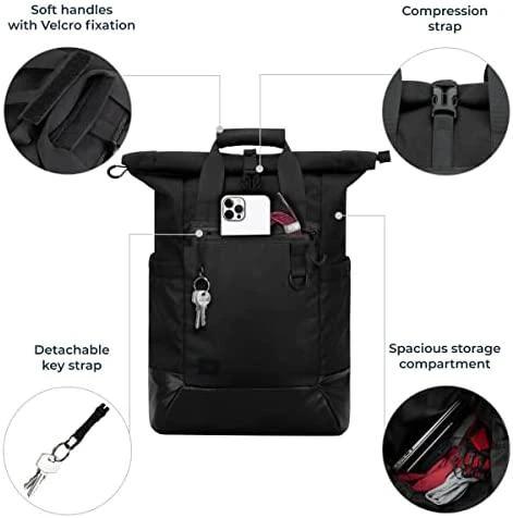 RIVACASE 5321 25L Nešiojamas kompiuteris bag 15.6" / 6 Juodas