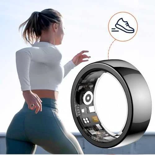 Riversong išmanusis žiedas Trinity juodas SR01 dydis 10 vidinis skersmuo 20mm