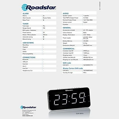 Laikrodis su radija Roadstar CLR-2615
