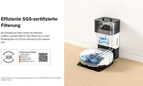 Dulkių siurblys - robotas Roborock S8+, Baltas