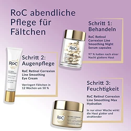 ROC Retinol Correxion Line Smoothing Paakių kremas paakių kremas, 15 ml