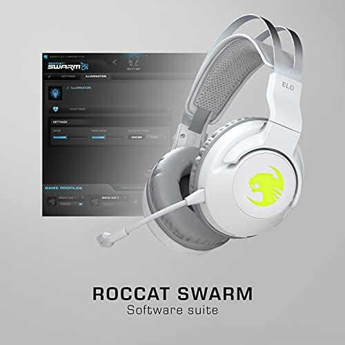 Belaidės Žaidimų Ausinės Roccat Elo 7.1 Air, Baltos
