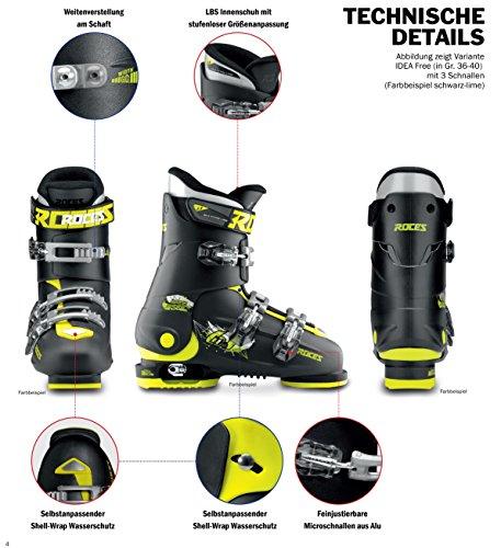 Roces Idea Up Slidinčiosios Batai Juoda Ir Lime Jr 450490 18