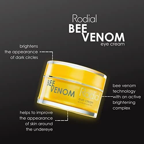 Rodial Bee Venom Brightening Paakių kremas akių kontūro kremas normaliai / sausai odai su bičių nuodais, 25 ml