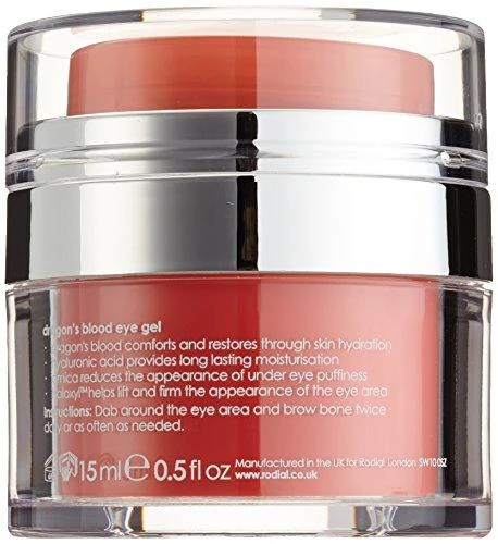 Rodial Dragon's Blood Eye Gel vėsinantis akių kontūro gelis, 15 ml