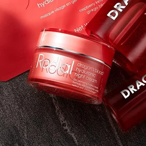 Rodial Dragon's Blood Hyaluronic Night Kreminis drėkinantis naktinis veido kremas, 50 ml