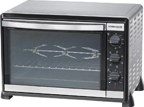 Elektrinė krosnelė Mini Oven Rommelsbacher Baking Oven & Rotisserie Grilis BG 1805/E 42 L, Nerūdijantis plienas, 1800 W