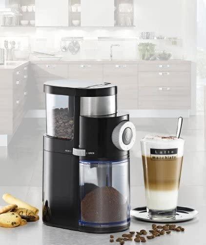 Kavamalė Rommelsbacher kavos malūnėlis su diskiniu malūnėliu EKM 200 Juodas, 110 W, 250 g