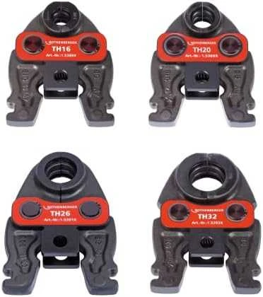 Presavimo galvų rinkinys ROTHENBERGER Compact TH16-20-26-32mm
