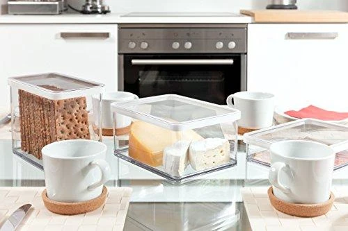 rotho Gyvūnų Maisto Indas - LOFT Aukštas 3.2L Technopolimeras Permatomas/Baltas
