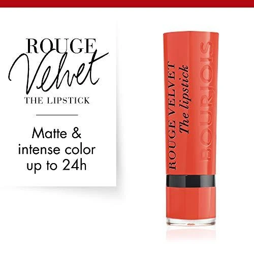 BOURJOIS Paris Rouge Velvet Lūpų dažai Moterims 2,4 g, 05 BRIQUE-À-BRAC