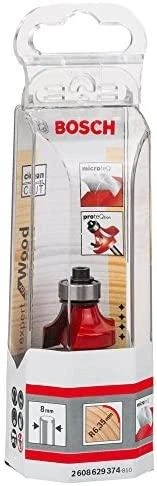 Bosch Užapvalinimo frezos 8 mm, D 25,4 mm, R1 6,35