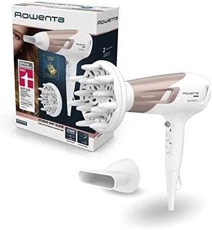 Plaukų Džiovintuvas - Rowenta Studio Dry CV5830F0 Ion Booster 6 Speed/Temp Baltas Rose Gold