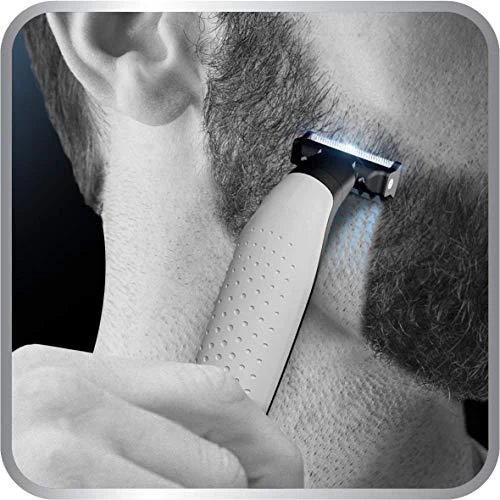Rowenta Forever Sharp TN6000 barzdos kirpimo mašinėlė „Wet & Dry“ Juoda, Sidabras