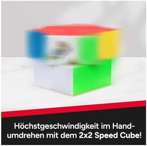 Spin Master Rinkinys 2in1 originalus klasikinis Rubiko kubas Speed Duo 3x3 ir 2x2