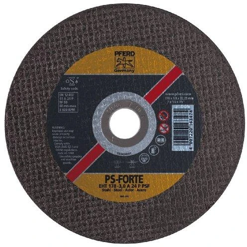 Metalo pjovimo diskas PFERD EHT 125x1,6mm A46 P PSF