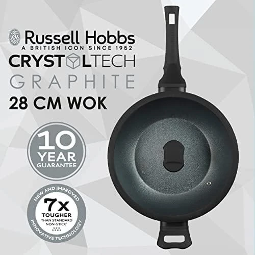 Russell Hobbs RH01860EU7 Crystaltech aukšta keptuvė 28 cm