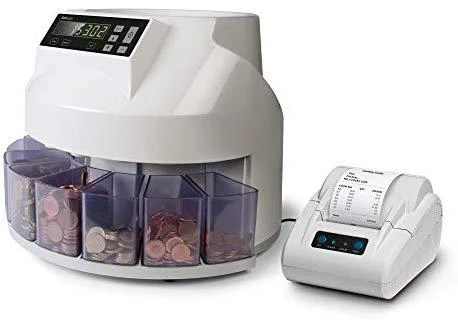 Automatinis Euro monetų skaičiavimo ir rūšiavimo aparatas SAFESCAN 1250