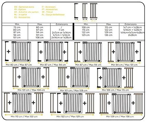 Apsauginiai varteliai Safety 1st 2448-4310