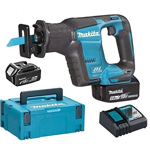 Makita DJR188RTJ Akumuliatorinis tiesinis pjūklas, 18 V, 2x5,0Ah Li-ion, BRUSHLESS