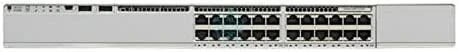 Šakotuvas „Cisco Catalyst 9200“ 24 prievadų „PoE+“, „Network Essentials“.