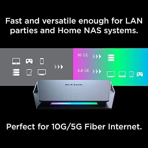 Maršrutizatorius D-Link | 6 prievadų kelių gigabitų nevaldomas jungiklis | DMS-106XT | Nevaldomas | Darbalaukis