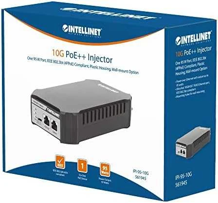 Šakotuvas Modulis SFP Intellinet Network Solutions Maitinimo šaltinis injector Ultra PoE/PoE++/4PPoE 802.3bt, 95W, port RJ45 10GbE