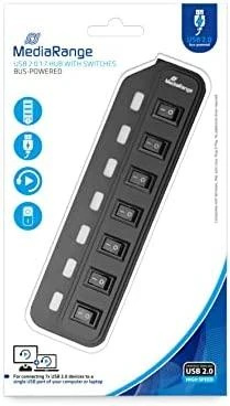 „MediaRange“ USB HUB 7x USB-A 2.0 (MRCS504)