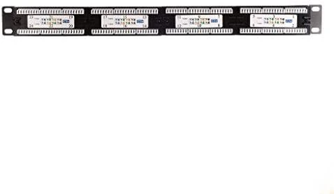 NETRACK 104-05 patch panel 19inch 24-jungtys kat. 5e UTP su lentyna