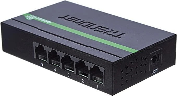 TRENDNET 5 prievadų Gigabit GREENnet jungiklis / metalinis dėklas