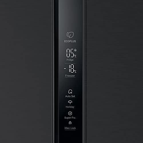Šaldytuvas Haier HSR 3918 ENPB Side by Side juoda
