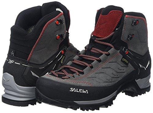Salewa MTN Trainer Mid GTX vyriški batai suaugusiems, tamsiai pilki, pilki, raudoni
