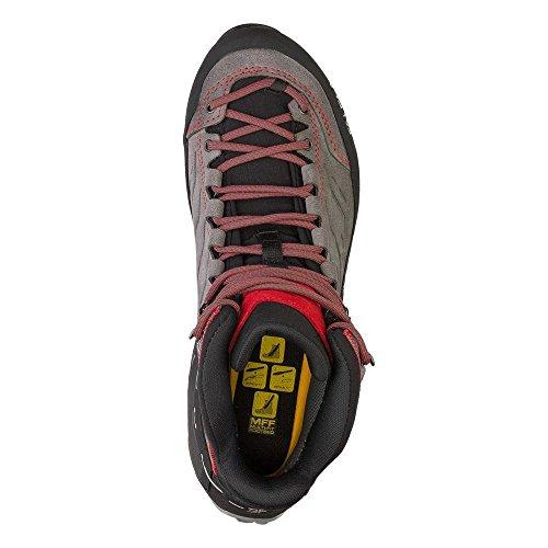 Salewa MTN Trainer Mid GTX vyriški batai suaugusiems, tamsiai pilki, pilki, raudoni