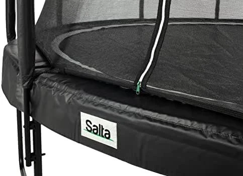 Salta Premium Juodas Edition COMBO - 305 cm pramoginis/kiemo batutas