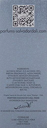 Salvador Dali Eau de Rubylips EDT tualetinis vanduo moterims, 50 ml